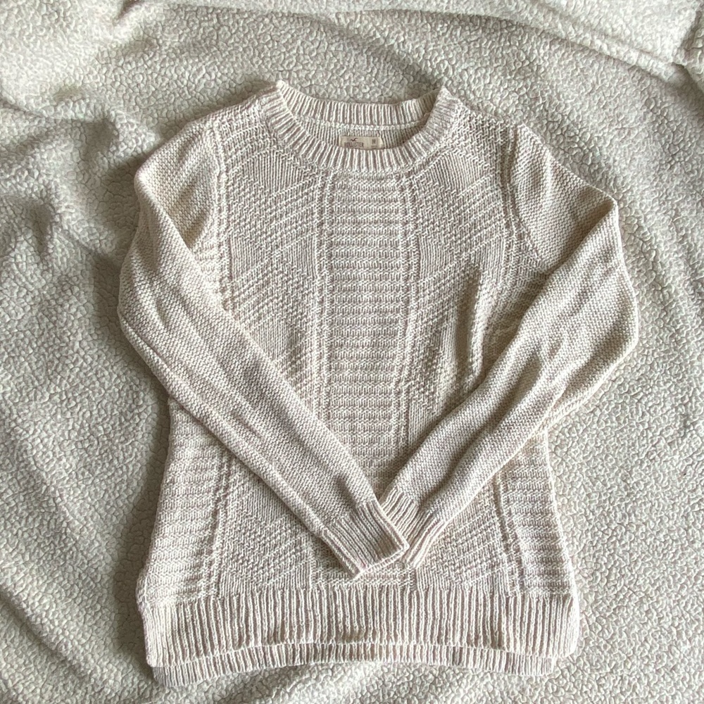 Cream Hollister Sweater